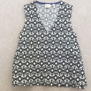 Anthropologie Patterned Top